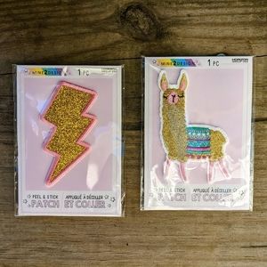 2 MINE2DESIGN Patches for Girls NWT